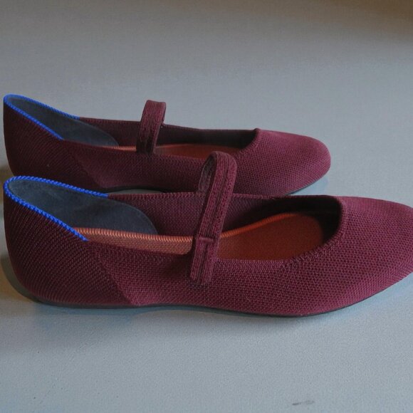 Rothy's The Square Mary Jane (Woman's 8M) SYRAH, New in Box - Picture 2 of 16